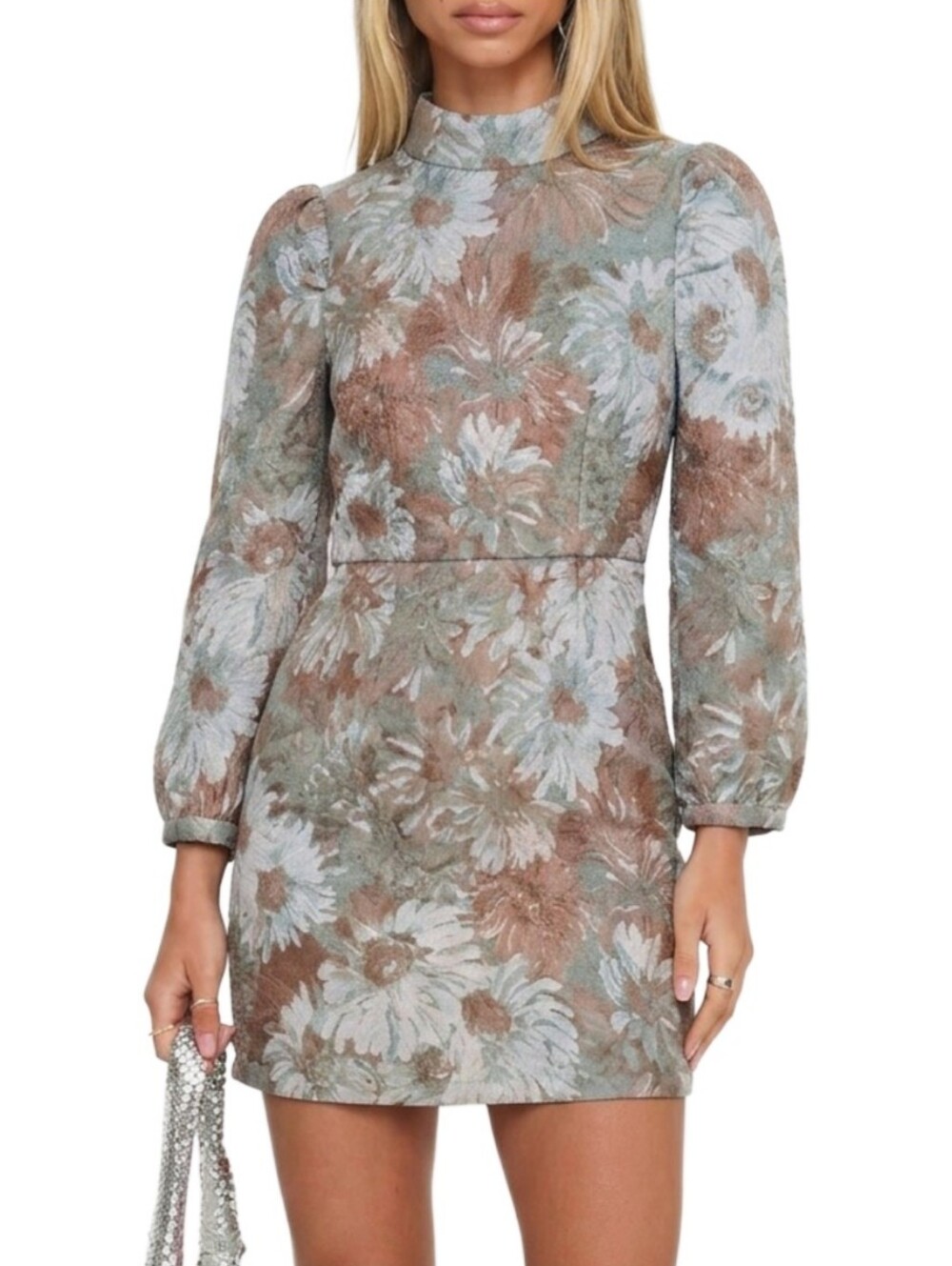 Brocade Multi Floral Glamorous UK Mini